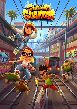 Subway Surfers Game Promotional Art