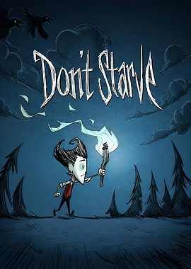 Don't Starve Wilson Game Poster