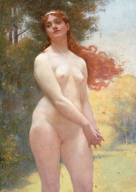 Classical Nude Portrait in Nature