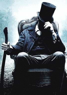 Gentleman in Top Hat Sitting