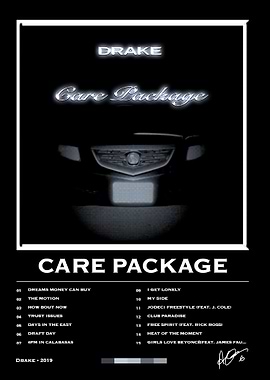 Drake Care Package Album Poster
