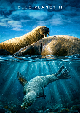 Blue Planet II Walrus and Seal