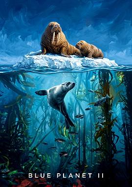 Blue Planet II Walrus and Seal