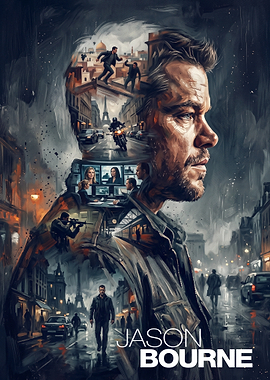Jason Bourne Movie Poster Art