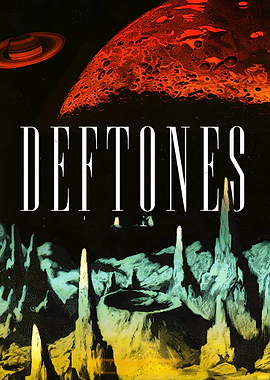 Deftones Space Landscape Poster