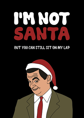 Mr. Bean Christmas Funny Quote Design