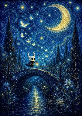 Hollow Knight Starry Night Bridge
