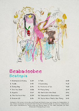 Beabadoobee Beatopia Album Back Cover