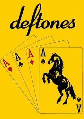 Deftones White Pony Playing Cards Poster