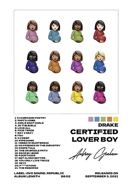Drake Certified Lover Boy Album Poster