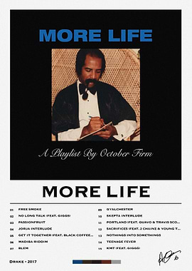 Drake More Life Album Poster