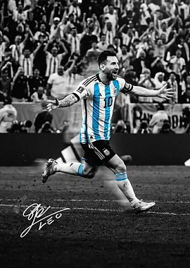 Lionel Messi Argentina Goal Celebration