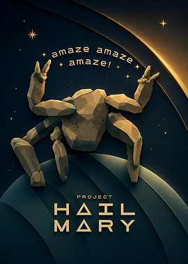 Project Hail Mary Rocky Poster