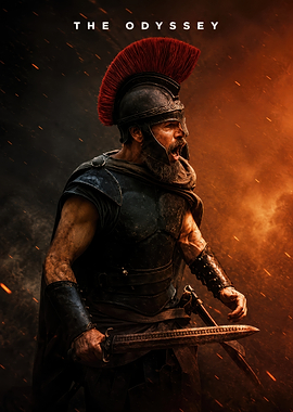 The Odyssey Spartan Warrior Poster