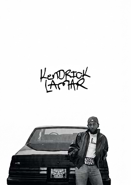 Kendrick Lamar with Buick GNX