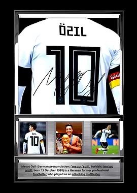 Mesut Özil Framed Memorabilia Collage