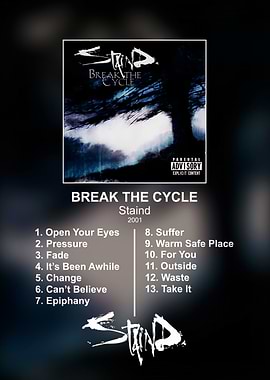 Staind Break The Cycle Album Poster