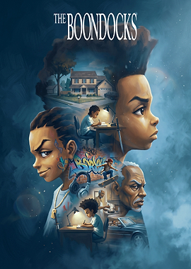 The Boondocks Animated Series Poster