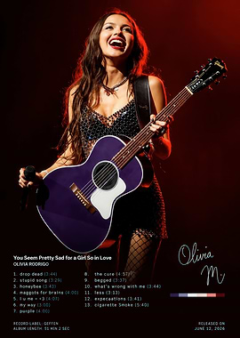 Olivia Rodrigo Concert Poster