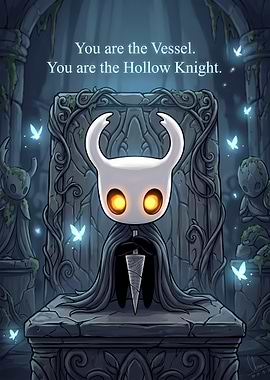 Hollow Knight Vessel Illustration