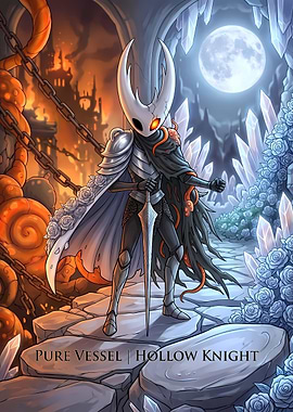 Pure Vessel Hollow Knight Fan Art