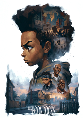 The Boondocks Artistic Character Poster