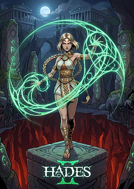 Hades II Melinoe Magic Illustration