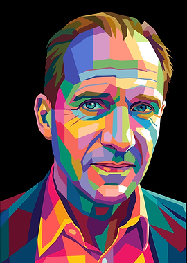 Ralph Fiennes Pop Art Portrait