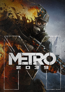Metro 2039 Post-Apocalyptic Soldier Poster