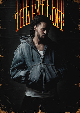 J. Cole The Fall Off Poster