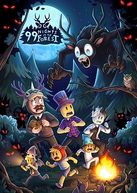 99 Nights in the Forest Poster