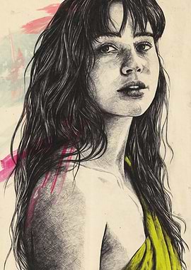 Portrait of a Young Melancholic Woman