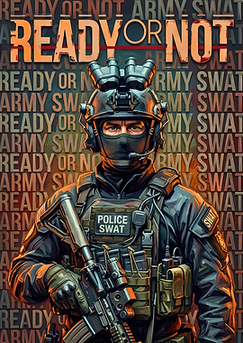 Ready or Not SWAT Tactical Poster