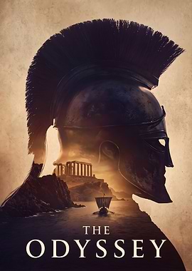 The Odyssey Movie Ancient Greek Helmet Poster