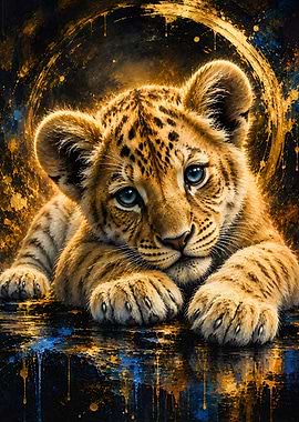 Golden Cub Portrait