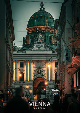 Stunning View of Vienna Hofburg Palace