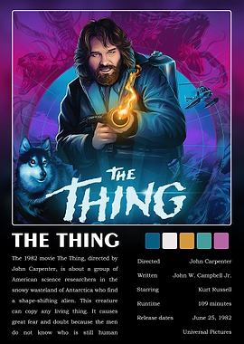 The Thing Movie Poster Art
