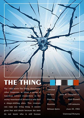 The Thing Minimalist Movie Poster