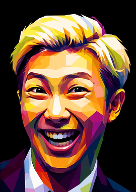 WPAP Pop Art Portrait of RM