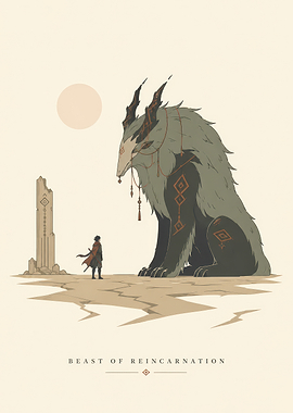 Beast of Reincarnation Fantasy Illustration