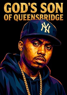 Nas God's Son of Queensbridge Poster