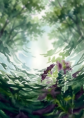 Reflections of Green – Botanical Lightscape