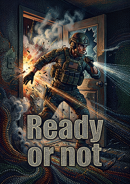Ready or Not Tactical Game Poster