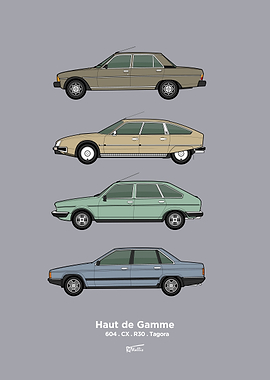 French Luxury Cars Collection