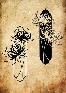 Spider Lily Floral Art Print