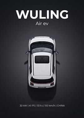 Wuling Air EV Top View Poster