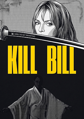 Kill Bill Movie Illustration