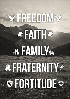 Inspirational Five Fs Poster
