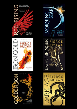 Red Rising Series Book Covers Collection