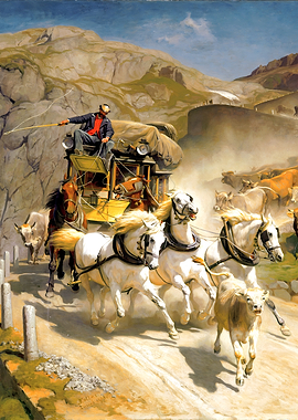 The Alpine Stagecoach Journey